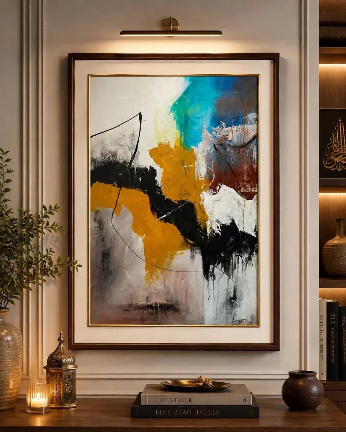 Ochre Gesture — on the wall