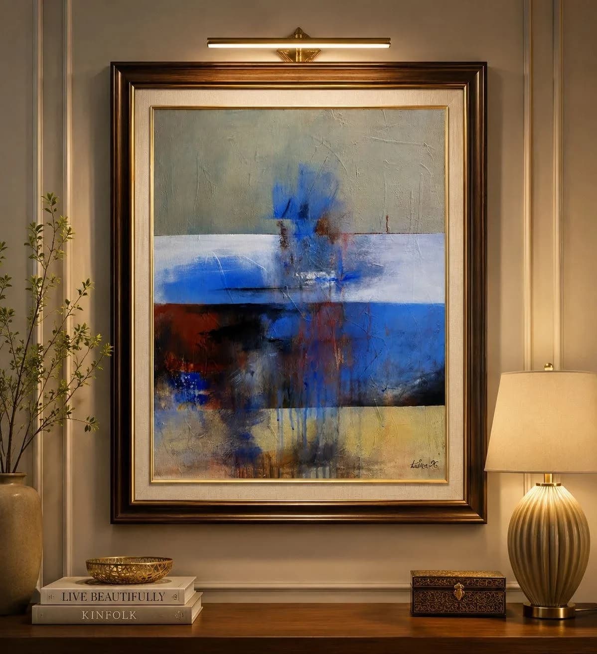 Blue Horizon — on the wall