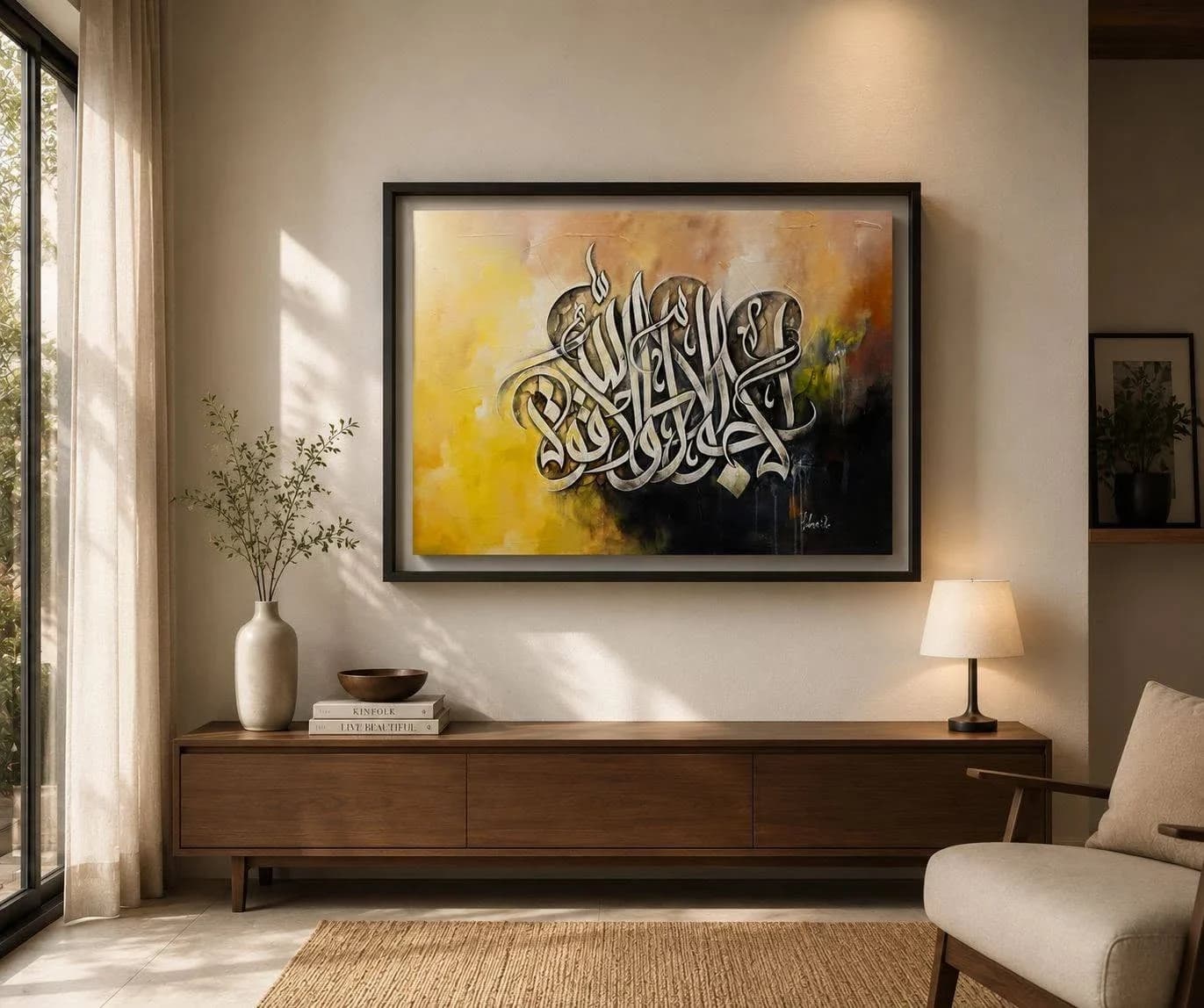La Hawla wa la Quwwata — on the wall